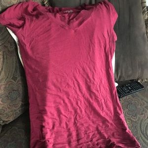 Maroon ladies shirt